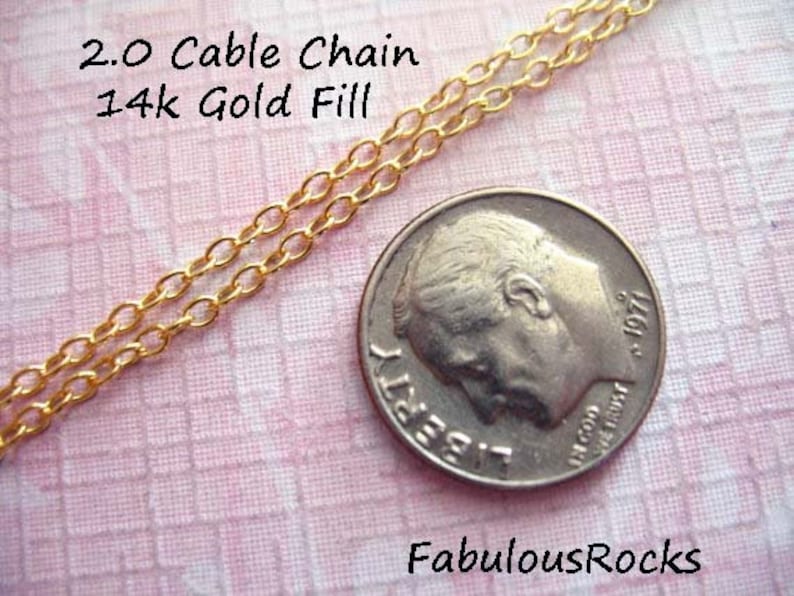 14kt 14k Gold Filled Chain Bulk / by the Foot 2.5x2 Mm Heavy Etsy