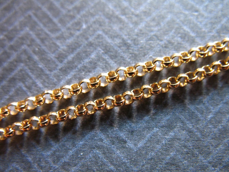 14kt Gold Filled Chain Bulk 1.5 Mm ROLO Chain Wholesale Bulk Etsy