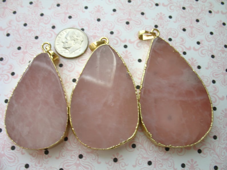 pick gem 40-60 x 25-35 mm OPALITE Pendant Charm Teardrop Drop Slice Slab Clearance. Gold Electroplated ap41.2 1.5-2.5 inches