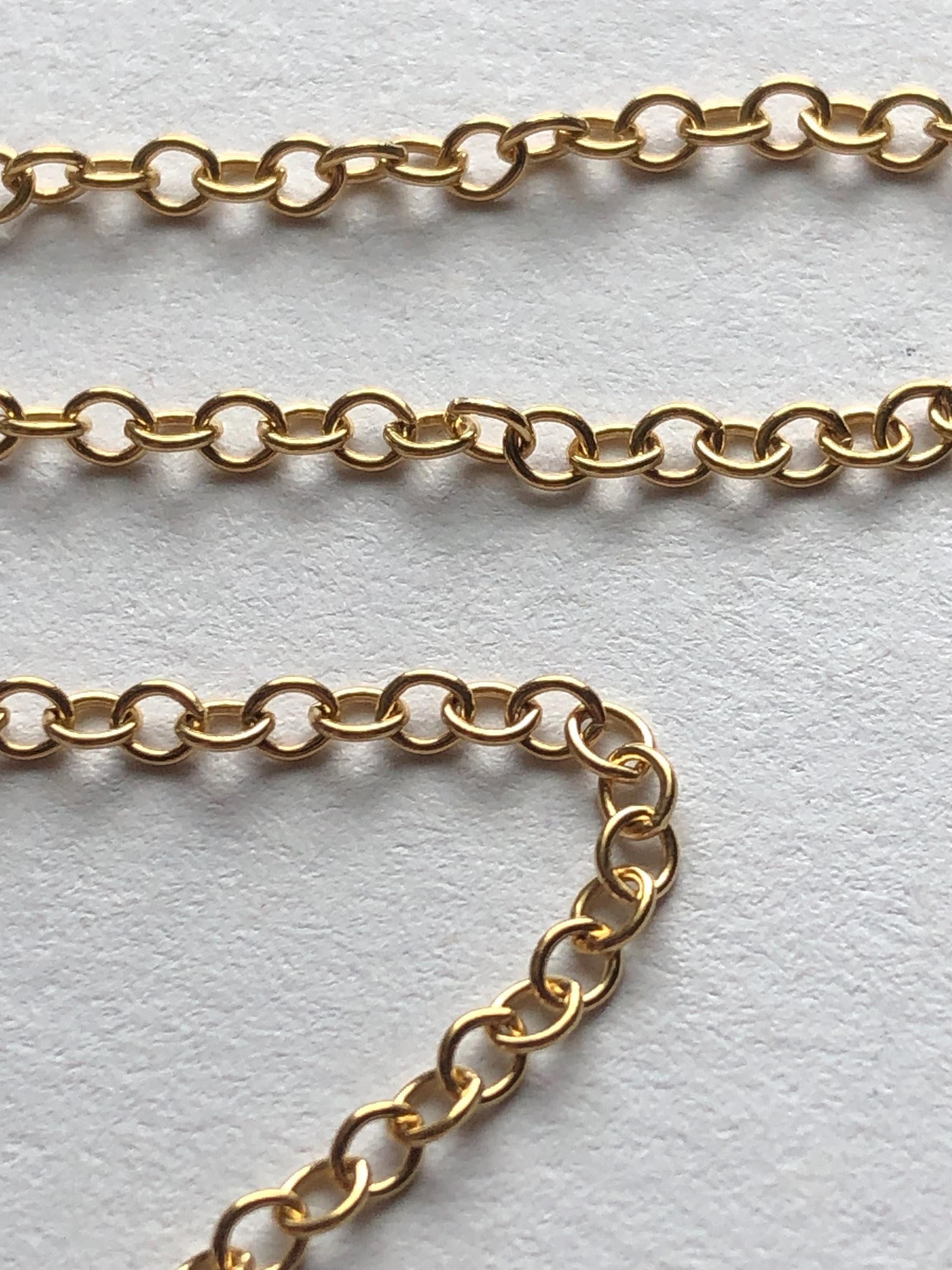 Cadena Eslabones Ovalados Chapada Oro 24k - Pulsera 19 Cm O Collar 43 Cm
