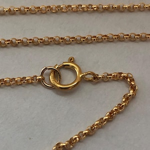 Gold ROLO Chain, 1.5 mm, 14k Gold Fill Necklace Chain Neck Chain / 16 18 20 24 30 36&quot;, g7.16 g7.18  g7.20 g7.24 g7.30 g7.36  solo tpc sfc ib