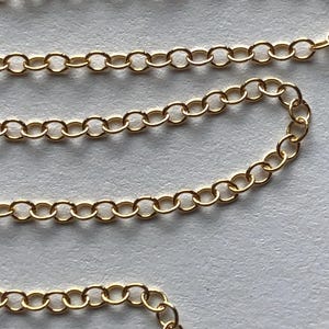 Gold Fill Cable Chain / 2.25x1.6 mm Necklace Chain / 10-15% Off Bulk Wholesale / 14K GF Jewelry Chain / ssgf sgf52