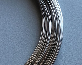 Sterling Silver Round Wire, 26 Gauge, Dead Soft/Half Hard, Jewelry Making
