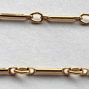 14k Gold Filled Chain by the Foot, BAR LINK Necklace Chain, 8.5x1 mm, heavy weight, wholesale chain.. sgf, sgf4 tpc