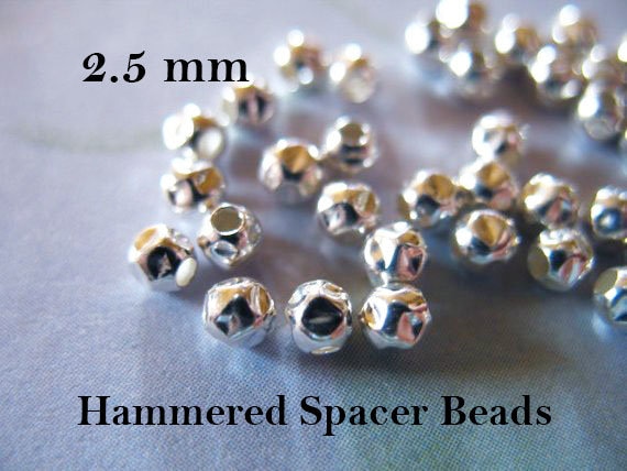 4mm Smooth Hex Spacer Bead (3 Metal Options) - 20 pcs.