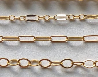 14kgf✯NC SET Gold Fill CHAIN, 14k Gold Filled Chain, Necklace Chain