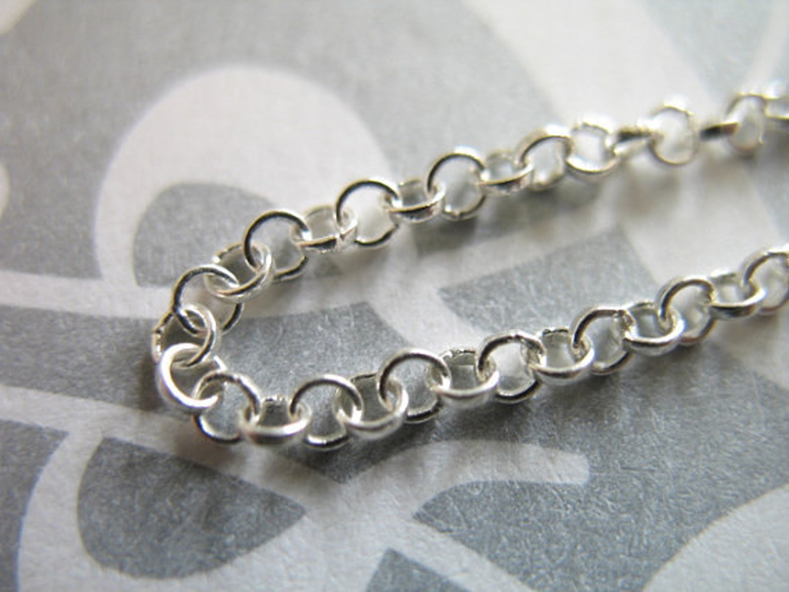 Sterling Silver Chain Rolo Chain Neck Necklace Jewelry Chain | Etsy