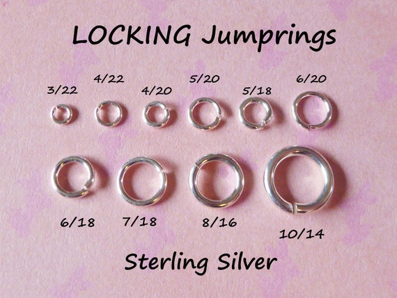 6mm 10 Piece Gold Filled Jumplock Jump Rings 