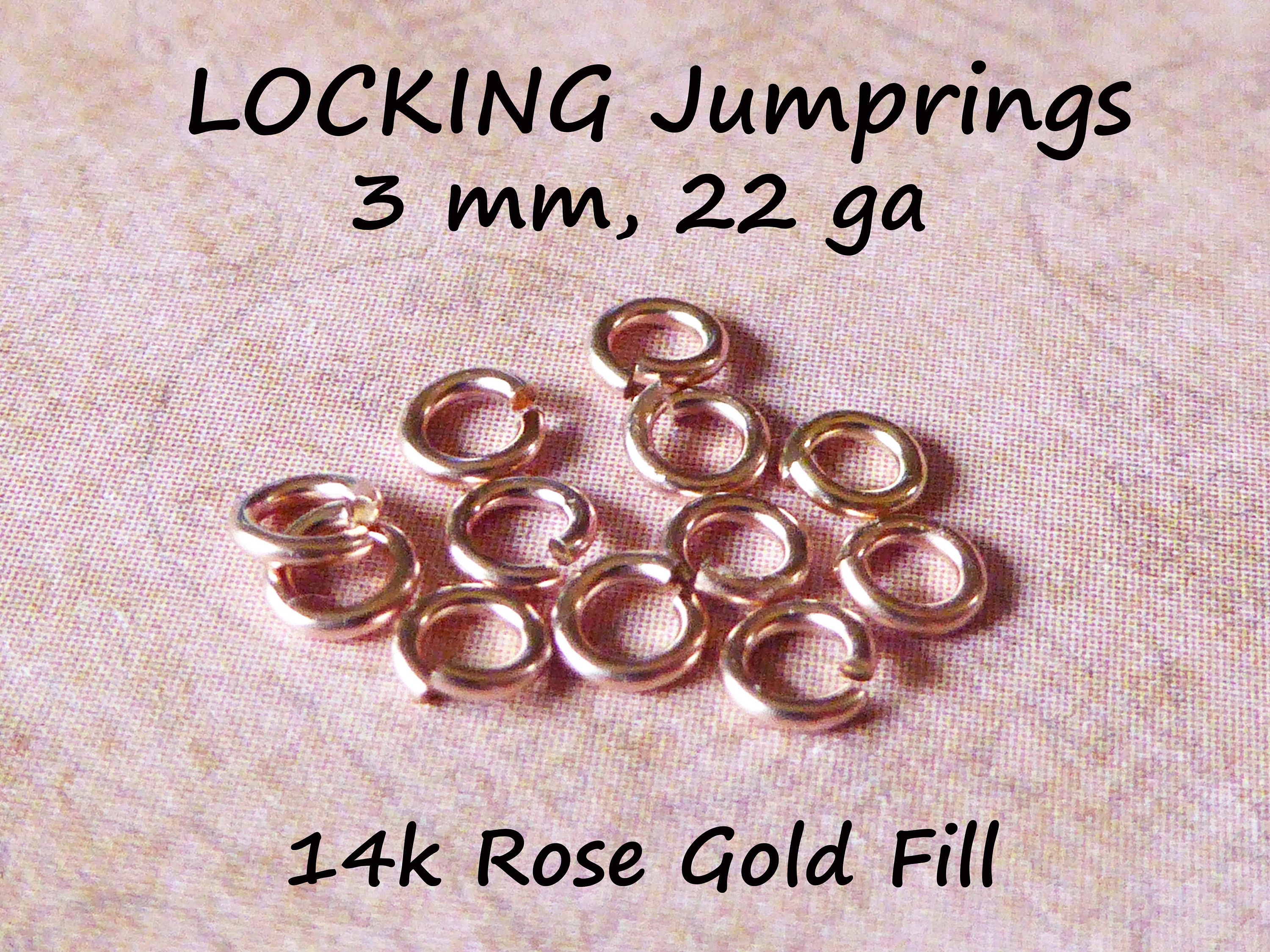 14K Gold Filled EP Open Jump Ring 3mm,4mm,5mm,6mm,8mm,10mm,12mm Gold F