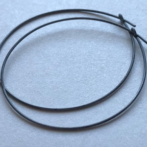 1-10 pairs, Oxidized Sterling Silver Earrings HOOPS Earrings Ear Wires  1.5&quot; inch, Medium Interchangeable Beading Hoops ihm.p V2 ih ox bh p