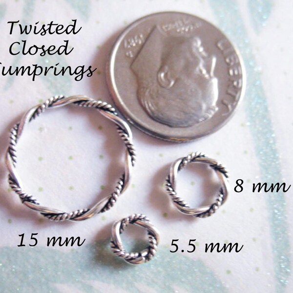 Custom Jump Rings Fancy Jump Rings - Etsy