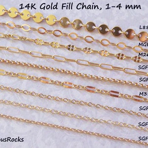 Gold Fill CHAIN, 14k Gold Filled Chain, Necklace Chain Wholesale Chain, delicate / l88 mgf88 m26 sgf98 m38 sgf1 sgf7 sgf22 sgf50 gs