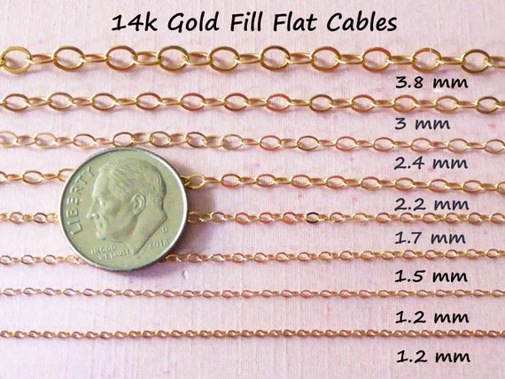 14K Real Gold Plated 1.3mm Thin Chain For DIY Jewelry Making, Wholesale  Brass Chains Accessories Findings