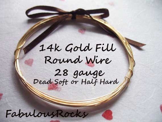 28 Gauge Wire for Making Jewelry, Round Non-tarnish Wire, Wire