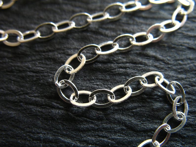 S925 Sterling Silver Chain for Jewelry Making, Sterling Silver