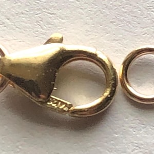 Lobster Claw Clasp, 14k Gold Filled Lobster Clasp, 12.5x5 mm, Gold Trigger Clasp Sets