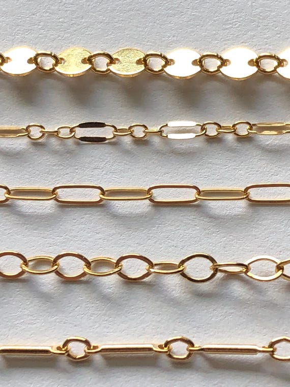 Jewelry Supplies Gold Filled Jewelry For Sale 14k Filled Jewelry 14k Gold Filled Classic Chain Women Accessories Jewelry  Findings 1/20 Gf Gold