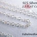 1-100 feet / Sterling Silver Chain, 1.5 mm Cable Chain, Necklace Chain, Jewelry Chain Wholesale ss, 88 hp