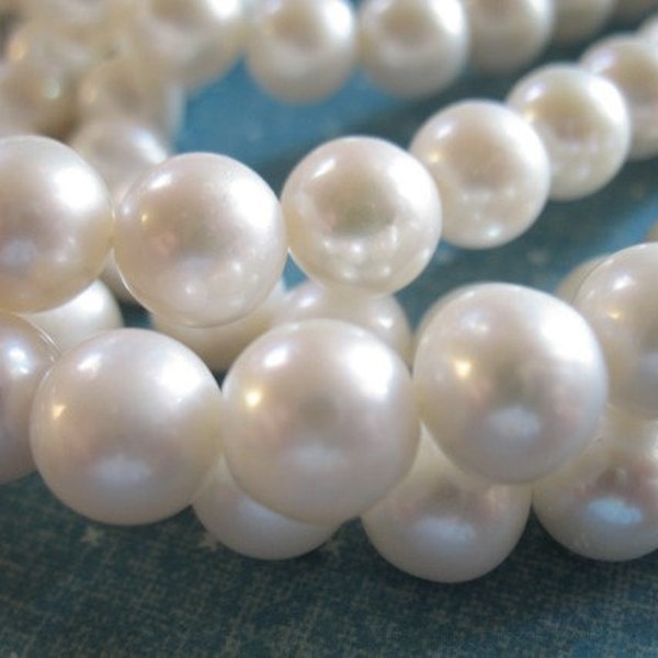 2 4 10 20 pcs, 7.5-8 mm, Loose Pearl, White Pearls, Round White Pearls, Pearl Bead, Cultured, Luxe AA to AAA, brides bridal rw 788 top solo