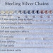 see more listings in the Unfinish Chain, Sterling section