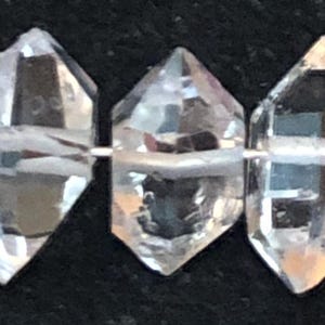 OOAK 巨大 26 x 14 mm クリアホワイト ハーキマー ダイヤモンド