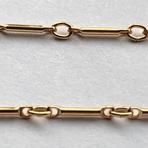 14k Gold Filled Chain, BAR LINK Chain, 8.5x1 mm, heavy weight, designer chain, wholesale bulk.. sgf, sgf4