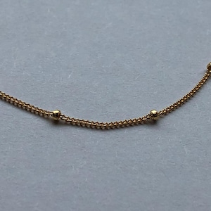 14k Gold Fill Satellite Ball Chain Necklace