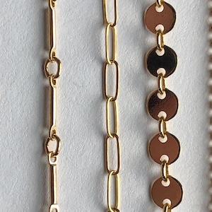 Gold Fill CHAIN, 14k Gold Filled Chain, Necklace Chain Wholesale Chain, delicate / l88 mgf88 m26 sgf98 m38 sgf1 sgf7 sgf22 sgf50 gs