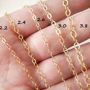 1.2 mm Gold Filled Chain, Gold Round Cable Chain, 14k Gold Fill Wholesale Necklace Chain Dainty Thin Strong Jewelry Chain s9 sgf9 solo fcc q image 10