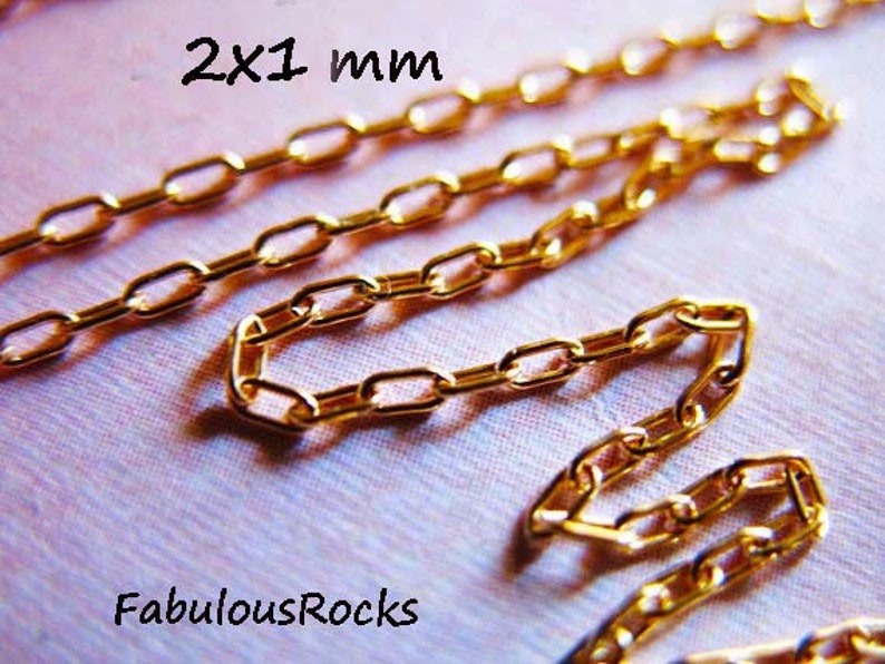 14k Gold Filled Chain by the foot DRAWN CABLE Chain Etsy