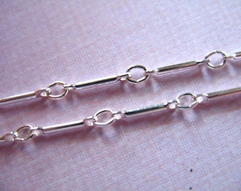 Sterling Silver BAR LINK Necklace Chain, 8.5x1 mm, heavy weight, designer, wholesale chain ss, s4 solo hp