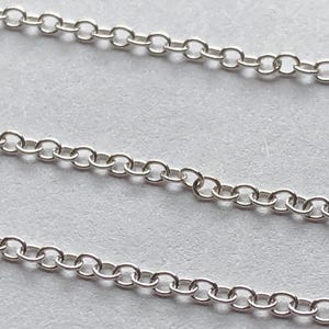 Sterling Silver Cable Chain, 2x1.6 mm, thick heavy strong, wholesale jewelry necklace findings unfinish  SS..S206 hp