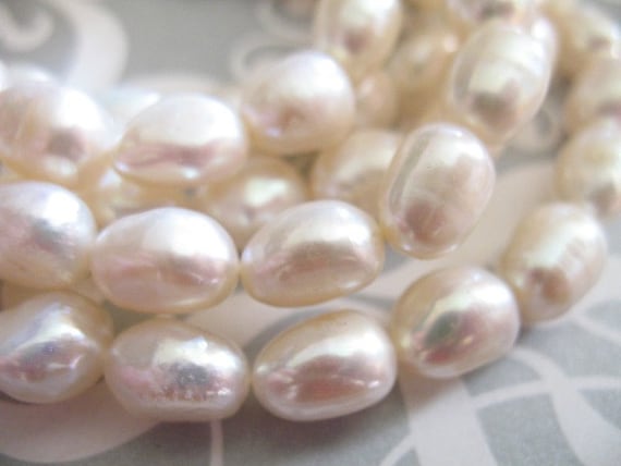 Freshwater Pearls 7-8 mm 12 Strand June birthstone brides bridal rw .pearl 788 Round Pearls Cultured Pearls WHITE Pearls