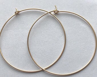 Puede incluir: Un par de pendientes de aro de oro. Los aros son simples y elegantes, y son perfectos para el uso diario.