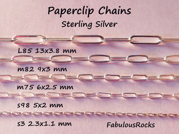 Black Rutilated Quartz Teardrop Necklace, Sterling Silver Paper Clip C –  Fabulous Creations Jewelry