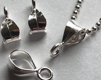 Halsband i sterlingsilver, 12 x 6 mm, smyckesdetaljer