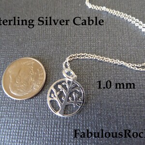 1-500 ft / Sterling Silver Chain Bulk, 1 mm Drawn Cable Chain, Wholesale Unfinished Footage Chain Supplies / petite dainty delicate S90 hp image 2