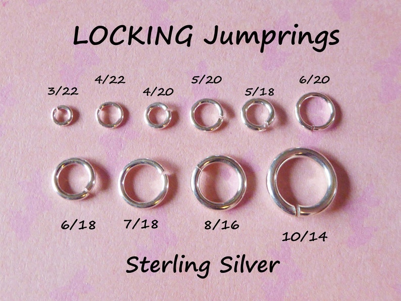 10100 Pcs 4 Mm 20 Gauge LOCKING Jump Rings Jump Lock Etsy