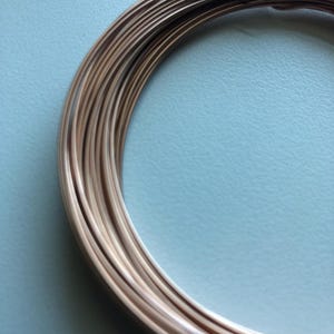 14k RÓŻOWE ZŁOTO Wypełniony drut - 26 gauge ga g, Luzem, półtwardy, okrągły, do owijania drutu, hurtowo WGF26rg