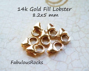 thumbnail image 2 of 5pcs 16mm Gold Filled Lobster Claw Clasps – European Trigger Style (Made In Italy) 2 of 5