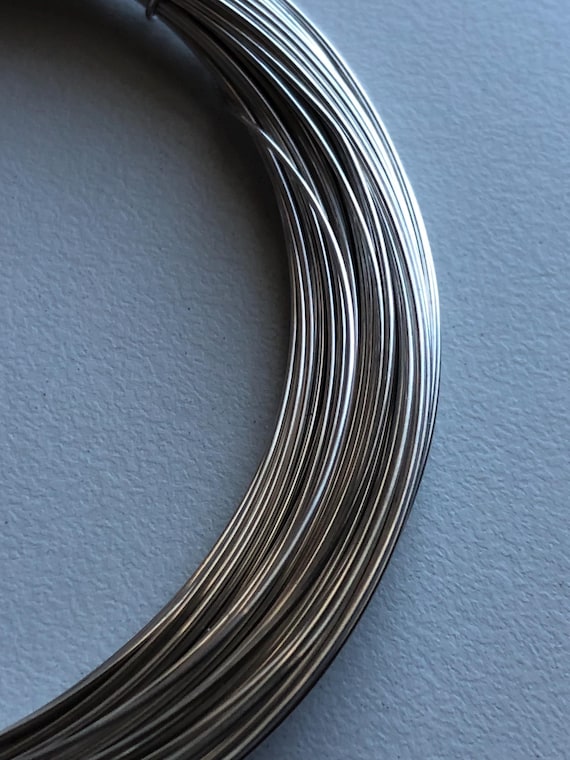 1 Oz Wholesale Sterling Silver Round Wire, Soft/half Hard (10-30
