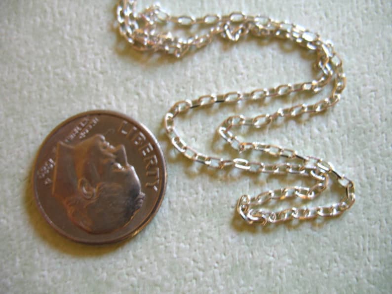 Sterling Silver Chain Bulk Necklace Chain / 2.5x1.7 Mm Etsy