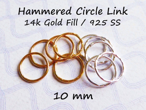 20mm Sterling Silver Karma Bracelet Eternity Infinity Circle Ring Chain Handmade