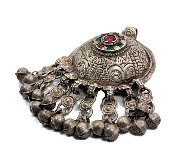 Old Silver Pendant, Vintage Pendant, Middle Easte… - image 2