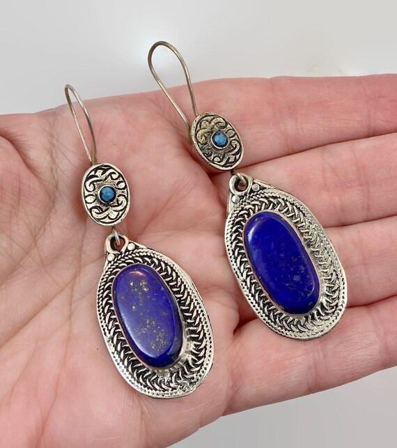 Vintage lapis earrings shop