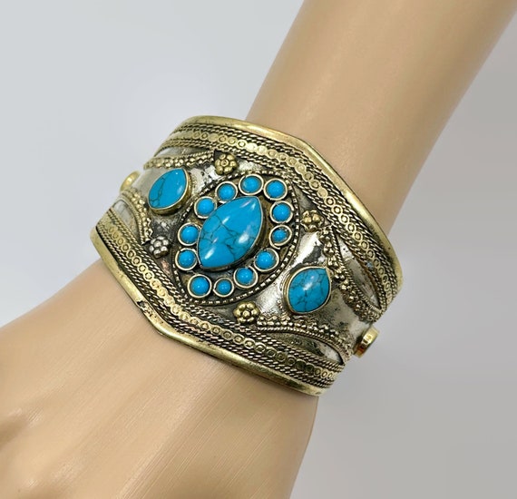 Afghan Bracelet, Kuchi Jewelry, Vintage Bracelet,… - image 1