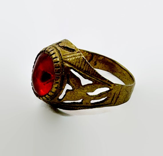 Afghan Ring, Middle Eastern, Heavy Patina, Kuchi,… - image 1