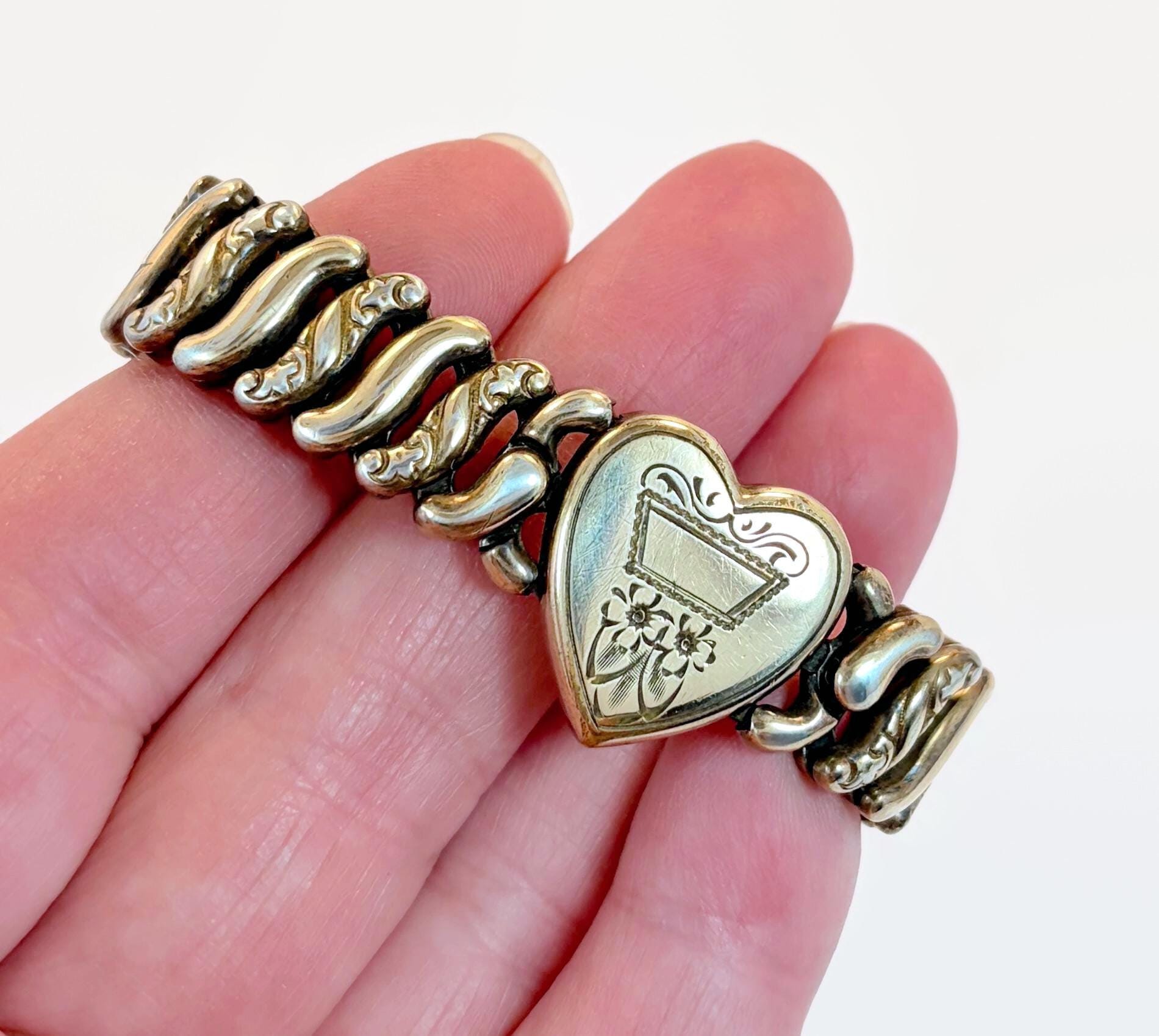 1940s Sweetheart Expansion Bracelet - Etsy