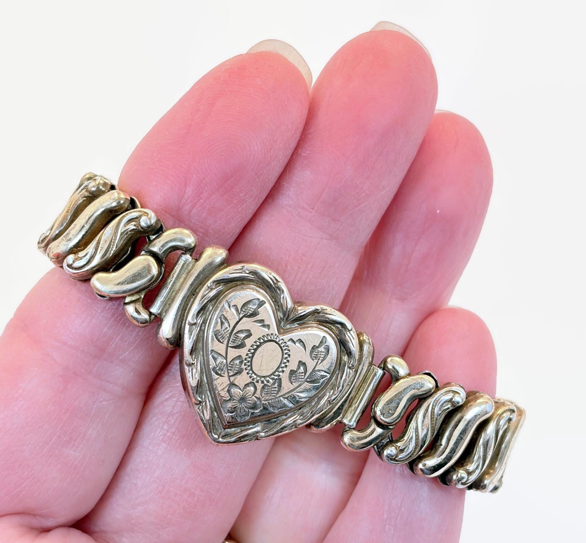 Vintage Jewelry Sweetheart Bracelet - Etsy