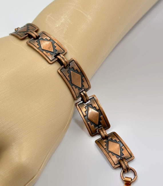 Copper Bracelet, Southwestern, Native American, Li